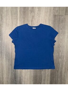 Cotton On Medium Blue Basic T-Shirt